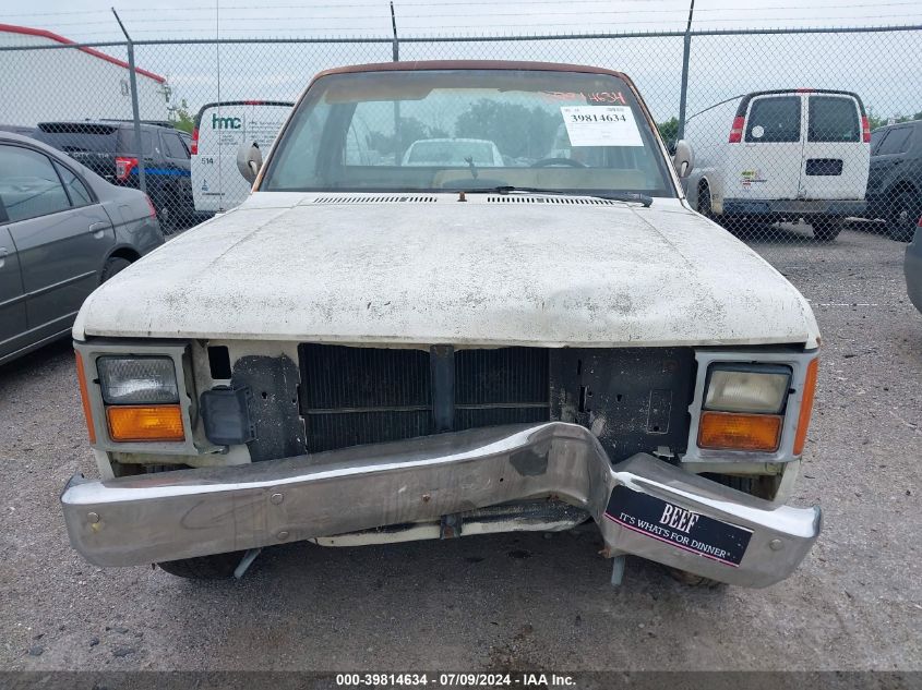 1987 Dodge Dakota VIN: 1B7GN14M7HS438193 Lot: 39814634