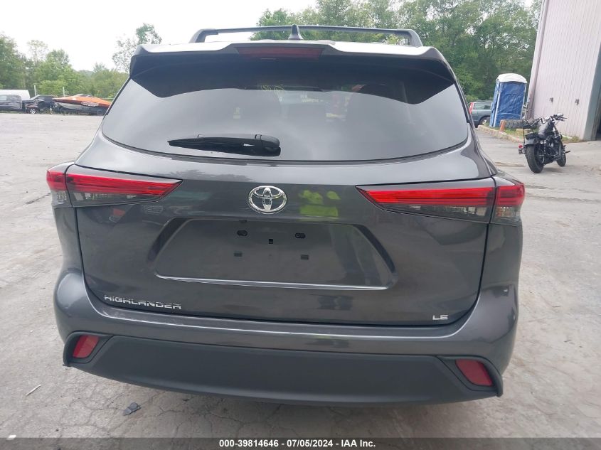 2023 Toyota Highlander Le VIN: 5TDKDRAH5PS033511 Lot: 39814646