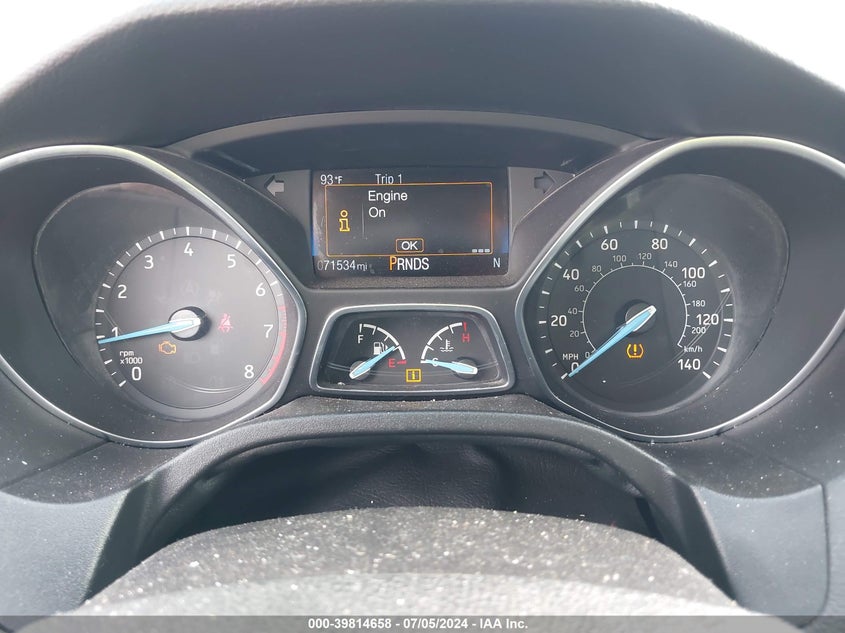 2018 Ford Focus Se VIN: 1FADP3FE3JL246399 Lot: 39814658