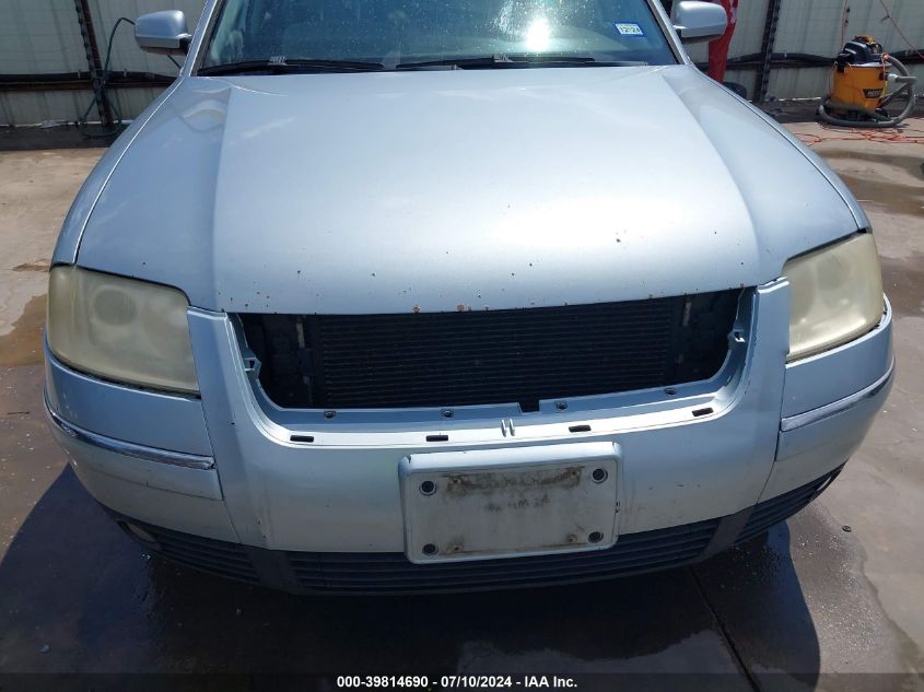 2004 Volkswagen Passat Gls VIN: WVWVD63B44E125568 Lot: 39814690