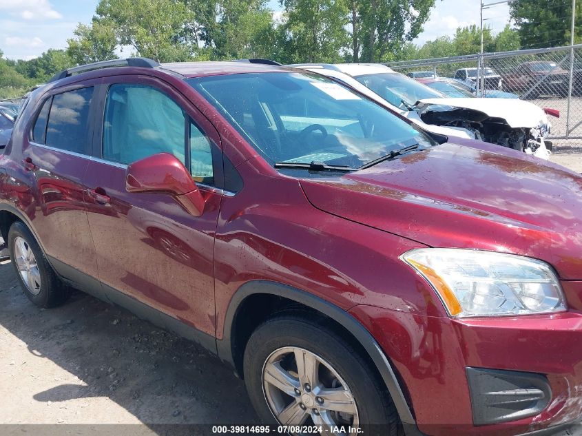 2016 Chevrolet Trax Lt VIN: 3GNCJLSB8GL273718 Lot: 39814695