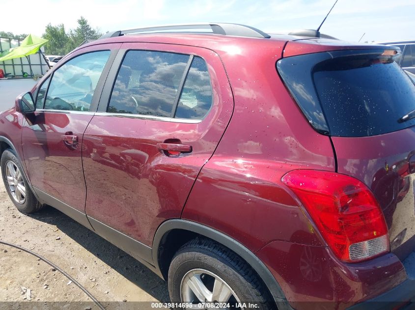 2016 Chevrolet Trax Lt VIN: 3GNCJLSB8GL273718 Lot: 39814695