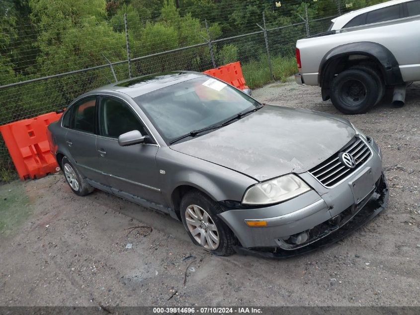 2003 Volkswagen Passat Gls VIN: WVWPD63B03P258534 Lot: 39814696