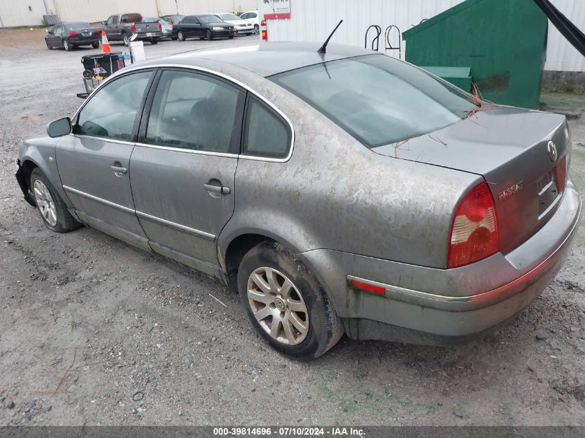 2003 Volkswagen Passat Gls VIN: WVWPD63B03P258534 Lot: 39814696