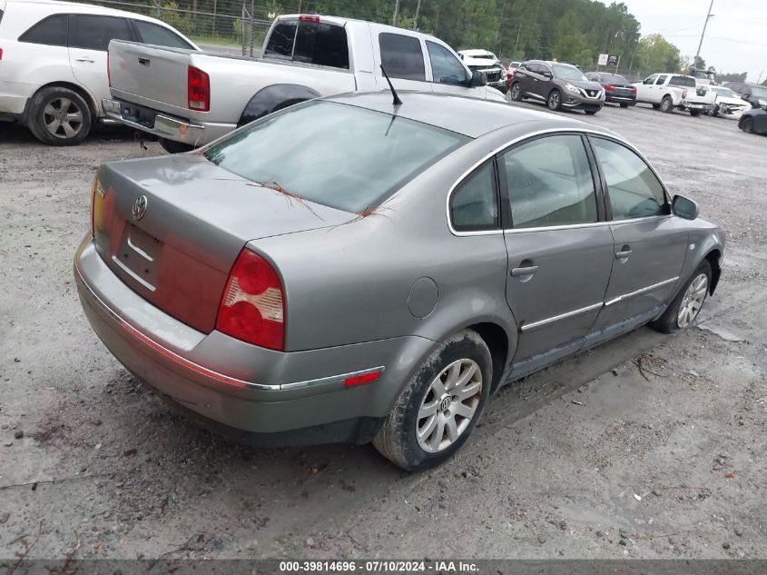 2003 Volkswagen Passat Gls VIN: WVWPD63B03P258534 Lot: 39814696