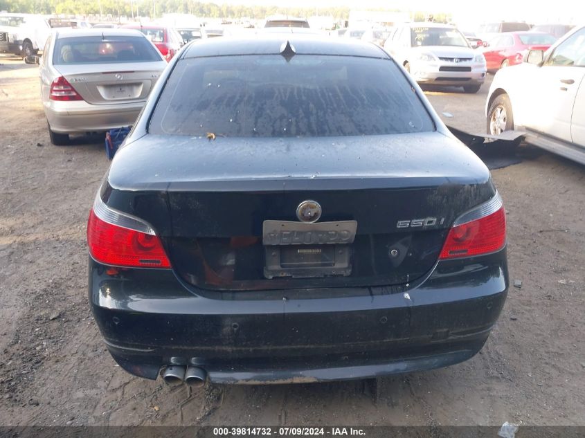 2007 BMW 550I VIN: WBANB53577CP06358 Lot: 39814732