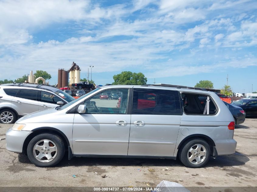 2001 Honda Odyssey Ex VIN: 2HKRL18631H531923 Lot: 39814737