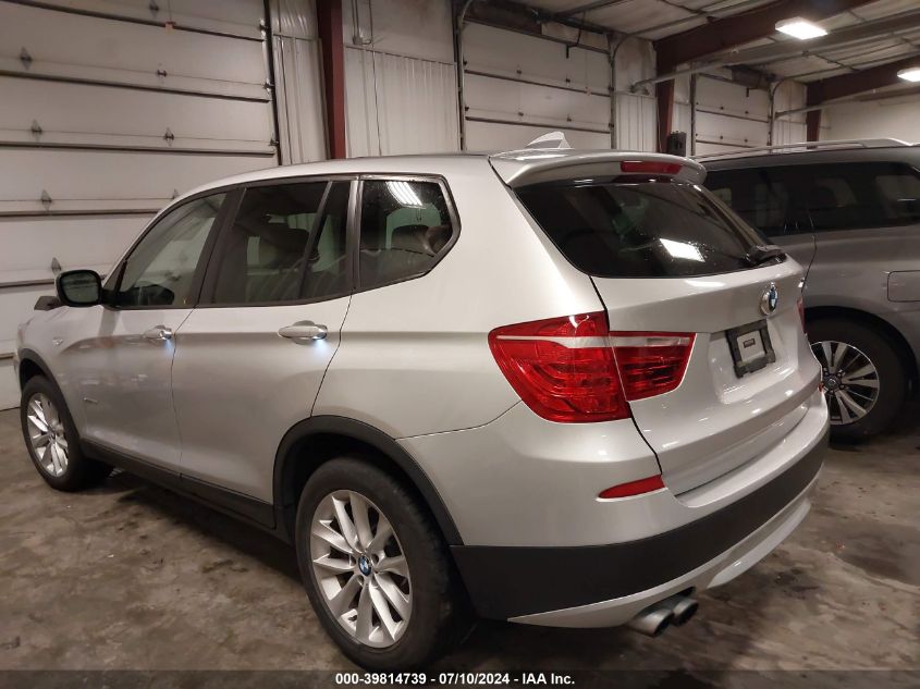 2013 BMW X3 xDrive28I VIN: 5UXWX9C57D0A23381 Lot: 39814739