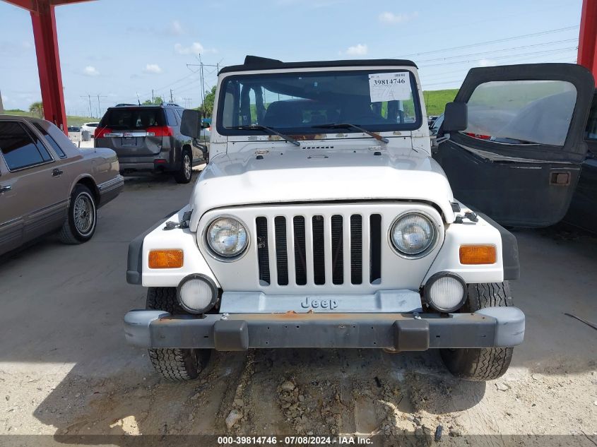 1998 Jeep Wrangler Sport VIN: 1J4FY19S2WP787900 Lot: 39814746