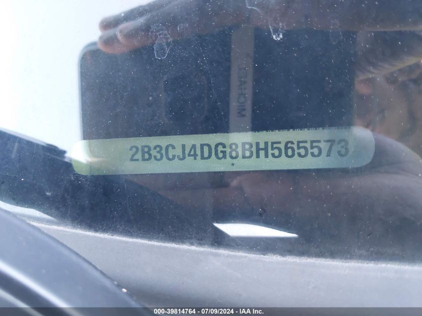 2011 Dodge Challenger VIN: 2B3CJ4DG8BH565573 Lot: 39814764
