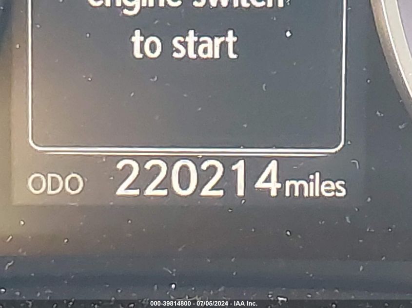 2014 Lexus Is 250 VIN: JTHBF1D25E5038955 Lot: 39814800