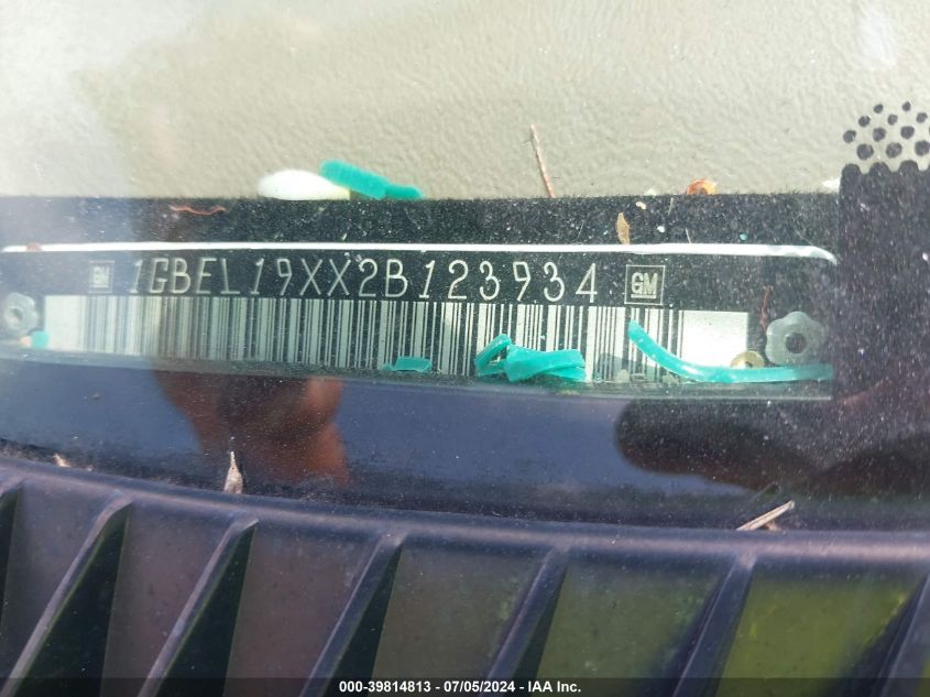 2002 Chevrolet Astro Upfitter VIN: 1GBEL19XX2B123934 Lot: 39814813