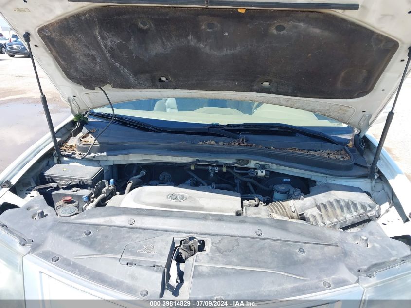 2012 Acura Mdx VIN: 2HNYD2H23CH530398 Lot: 39814829