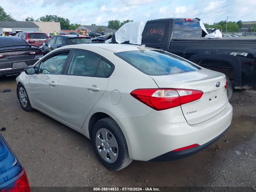 2015 Kia Forte Lx VIN: KNAFK4A69F5400582 Lot: 39814833