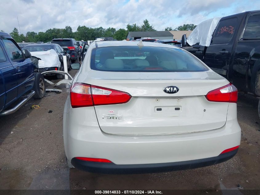 2015 Kia Forte Lx VIN: KNAFK4A69F5400582 Lot: 39814833