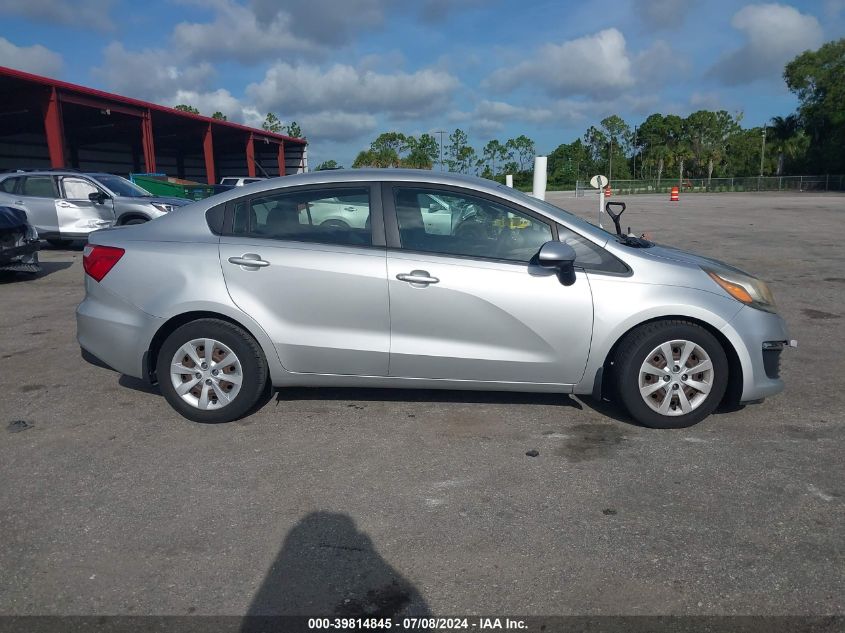 2016 Kia Rio Lx VIN: KNADM4A3XG6660735 Lot: 39814845