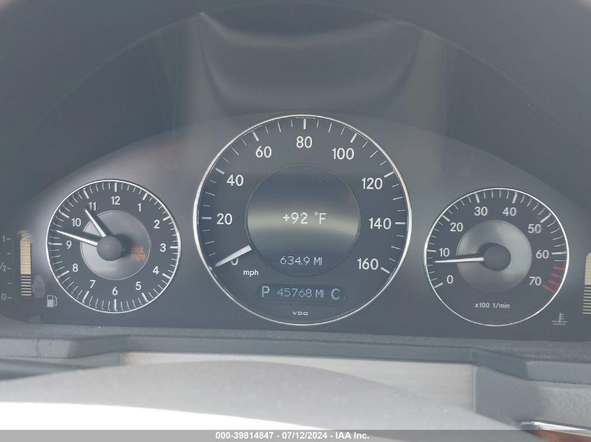 2007 Mercedes-Benz E 350 VIN: WDBUF56X67B013012 Lot: 39814847