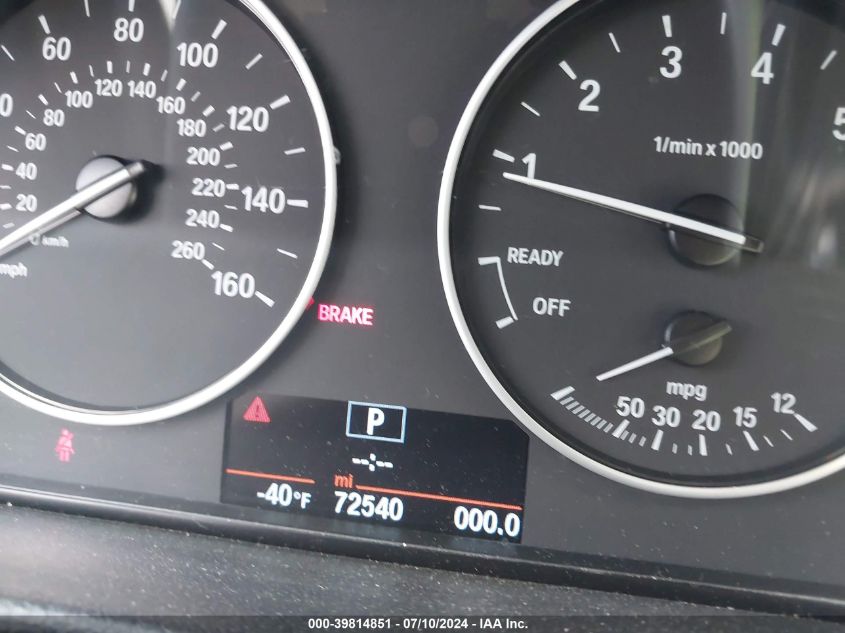 2017 BMW 320I xDrive VIN: WBA8A3C52HK691196 Lot: 39814851