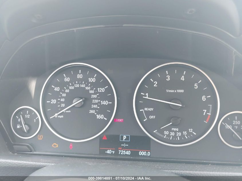 2017 BMW 320I xDrive VIN: WBA8A3C52HK691196 Lot: 39814851