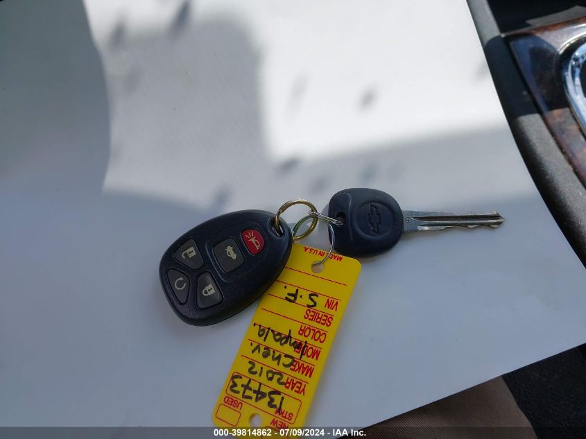 2012 Chevrolet Impala Lt VIN: 2G1WG5E32C1120633 Lot: 39814862