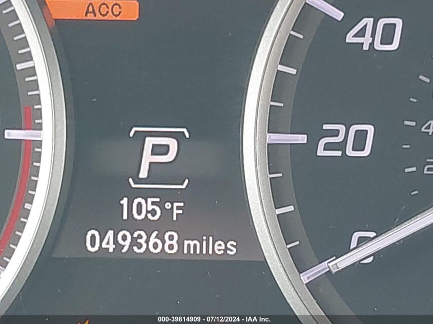 2018 Acura Rdx Advance Package VIN: 5J8TB4H76JL003132 Lot: 39814909