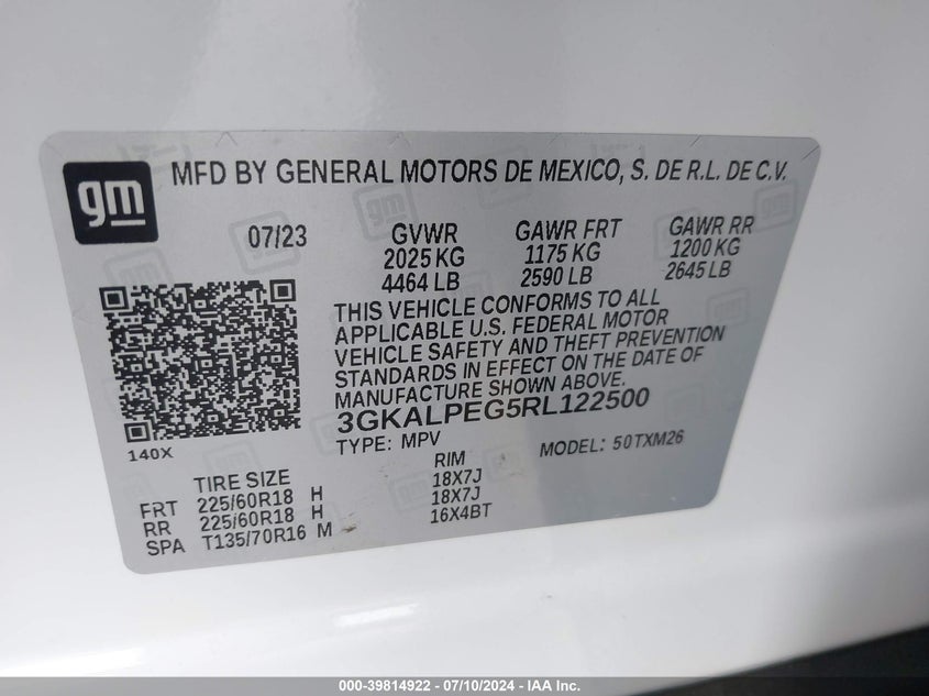 2024 GMC TERRAIN SLT - 3GKALPEG5RL122500