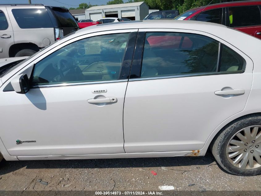 2010 Ford Fusion Hybrid VIN: 3FADP0L38AR352544 Lot: 39814973