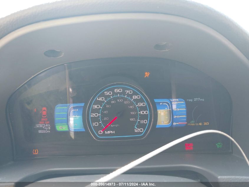 2010 Ford Fusion Hybrid VIN: 3FADP0L38AR352544 Lot: 39814973