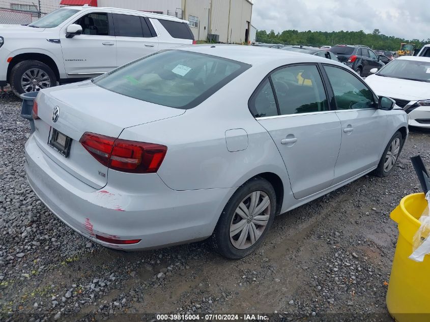 2017 Volkswagen Jetta 1.4T S VIN: 3VW2B7AJ9HM260776 Lot: 39815004