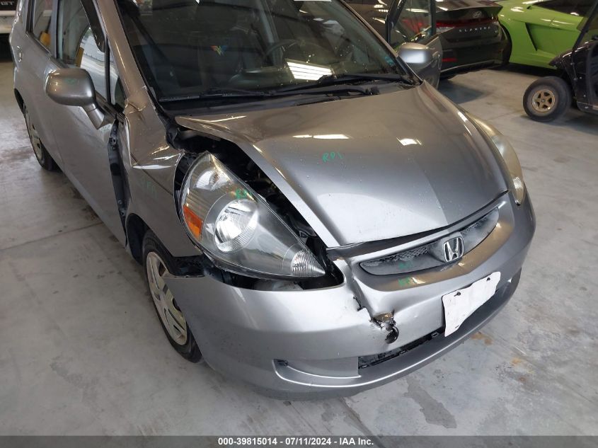 2008 Honda Fit VIN: JHMGD38478S063400 Lot: 39815014