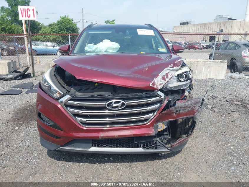 2016 Hyundai Tucson Limited VIN: KM8J3CA24GU099322 Lot: 39815017