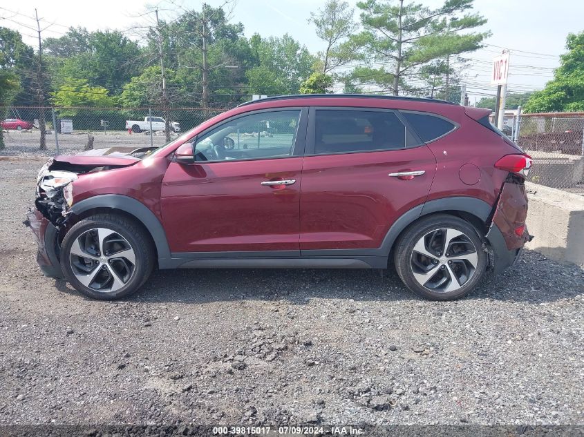 2016 Hyundai Tucson Limited VIN: KM8J3CA24GU099322 Lot: 39815017