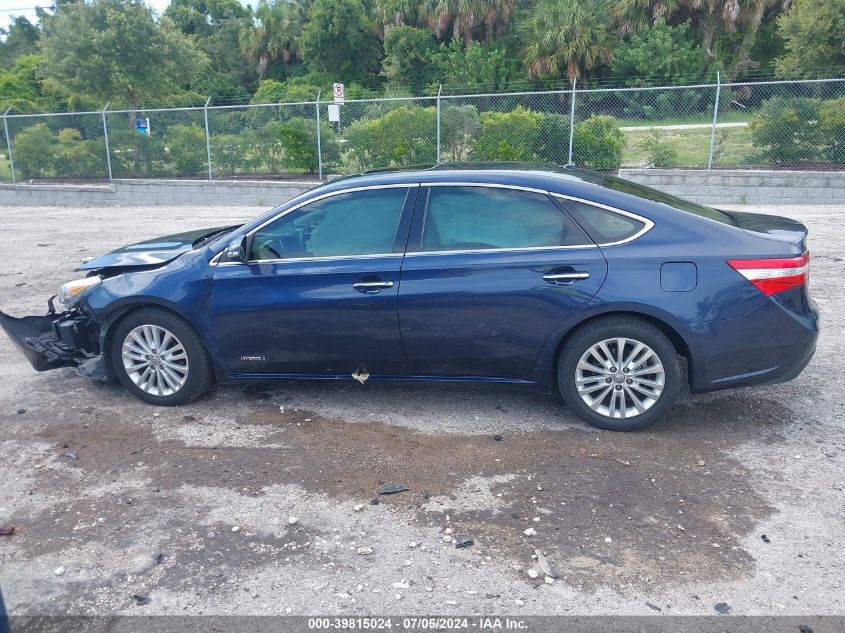2015 Toyota Avalon Hybrid Xle Touring VIN: 4T1BD1EB4FU048031 Lot: 39815024
