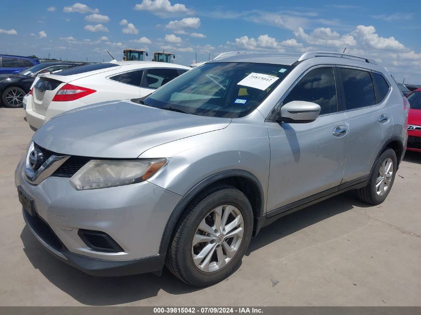 KNMAT2MT5GP607301 2016 NISSAN ROGUE - Image 2