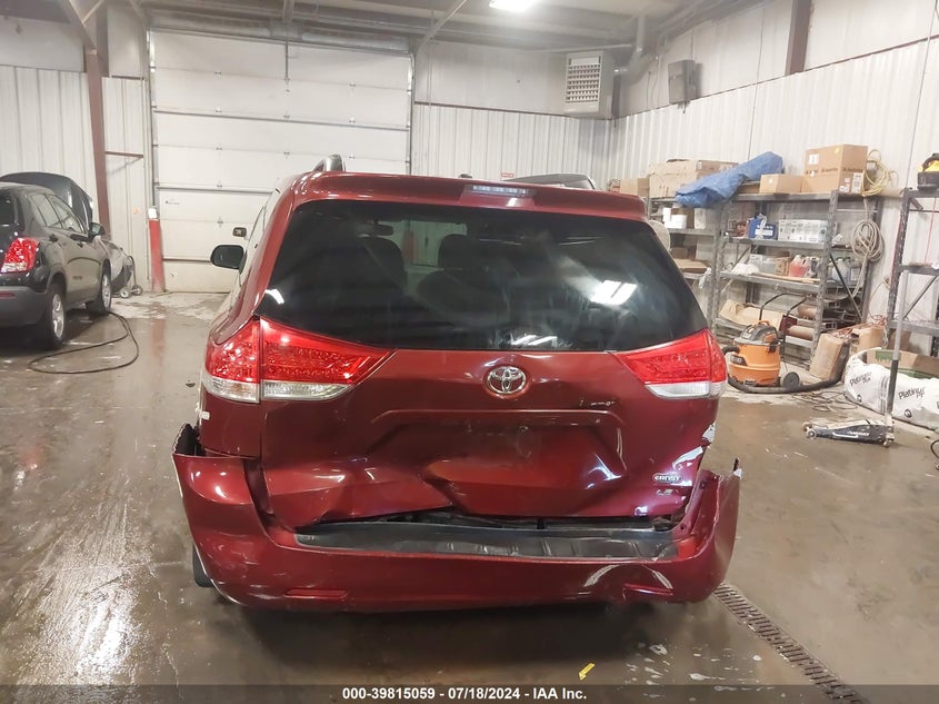 2012 Toyota Sienna Le V6 8 Passenger VIN: 5TDKK3DC7CS219659 Lot: 39815059