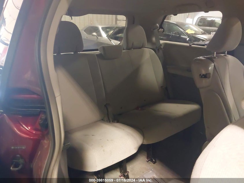 2012 Toyota Sienna Le V6 8 Passenger VIN: 5TDKK3DC7CS219659 Lot: 39815059