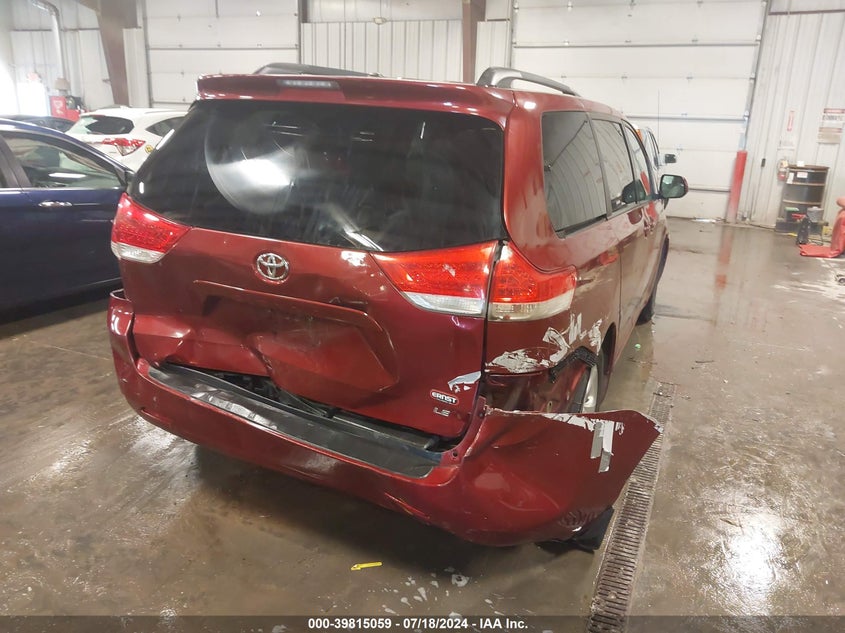 2012 Toyota Sienna Le V6 8 Passenger VIN: 5TDKK3DC7CS219659 Lot: 39815059