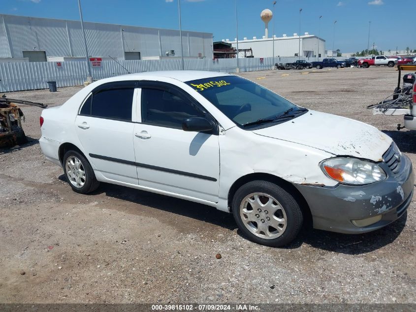 2003 Toyota Corolla Ce VIN: 1NXBR32E73Z142198 Lot: 39815102