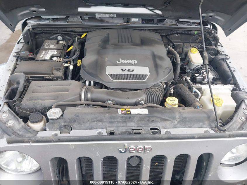 2014 Jeep Wrangler Unlimited Sahara VIN: 1C4BJWEG9EL262393 Lot: 39815118