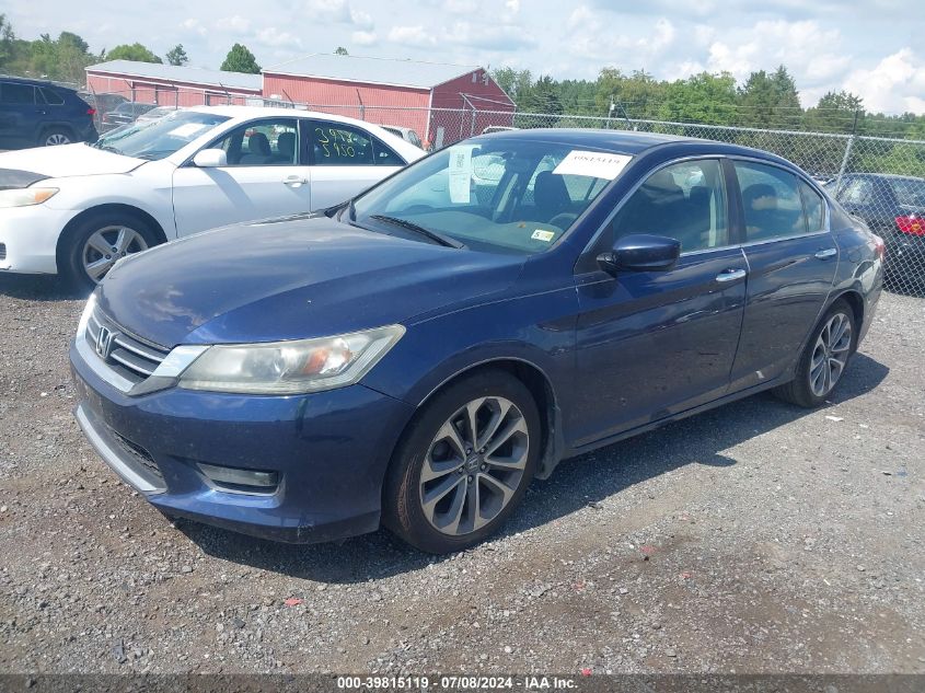 1HGCR2F52EA168338 2014 Honda Accord Sport