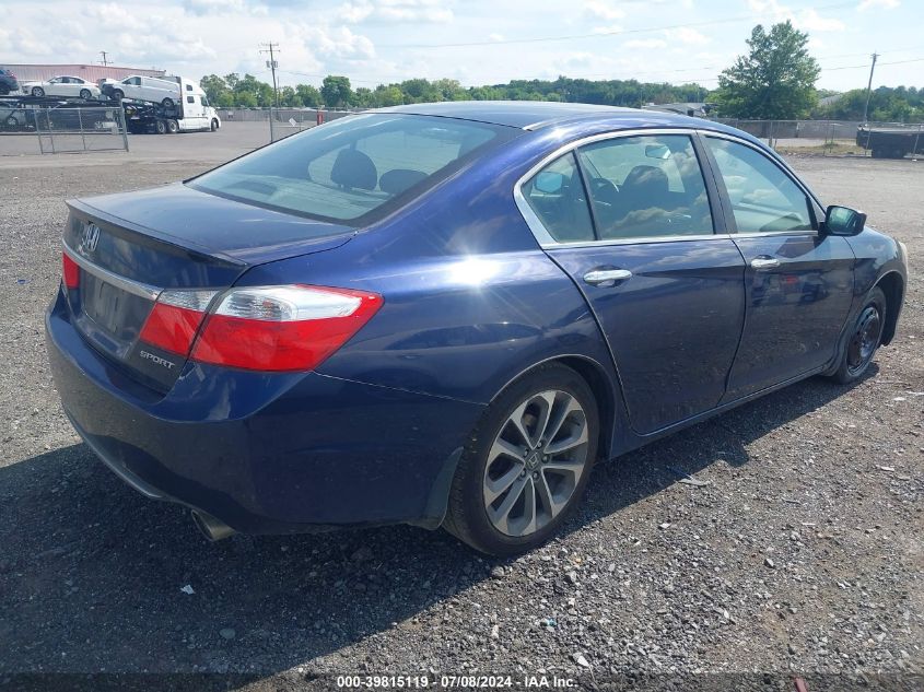 1HGCR2F52EA168338 2014 Honda Accord Sport