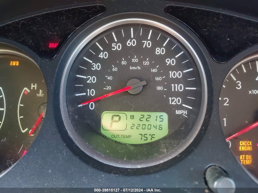 2007 Subaru Forester 2.5X VIN: JF1SG63617H704278 Lot: 39815127