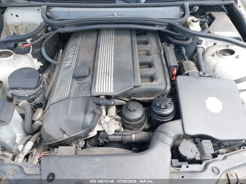 2002 BMW 325Ci VIN: WBABN33482JW50845 Lot: 39815146