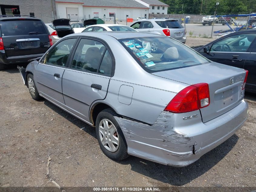 2HGES16355H566991 | 2005 HONDA CIVIC