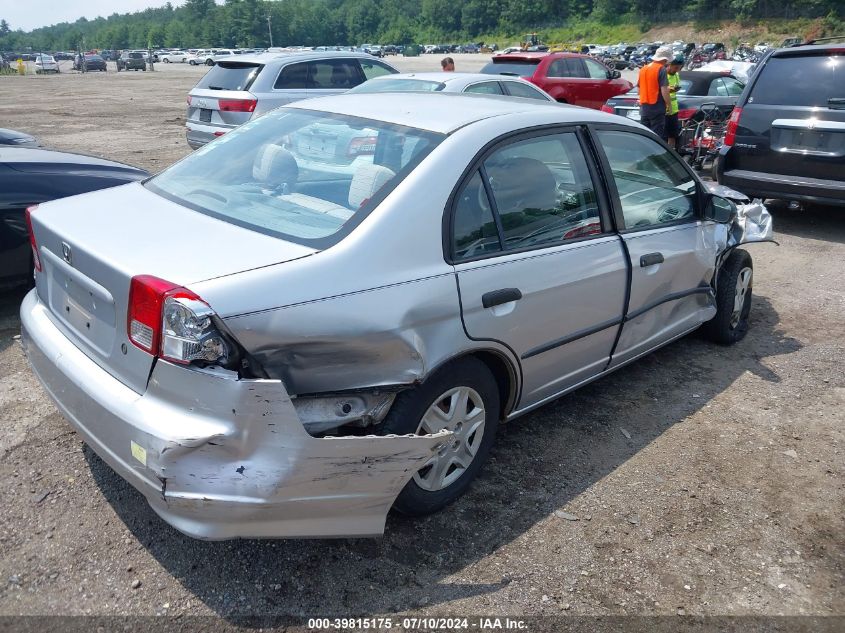 2HGES16355H566991 | 2005 HONDA CIVIC