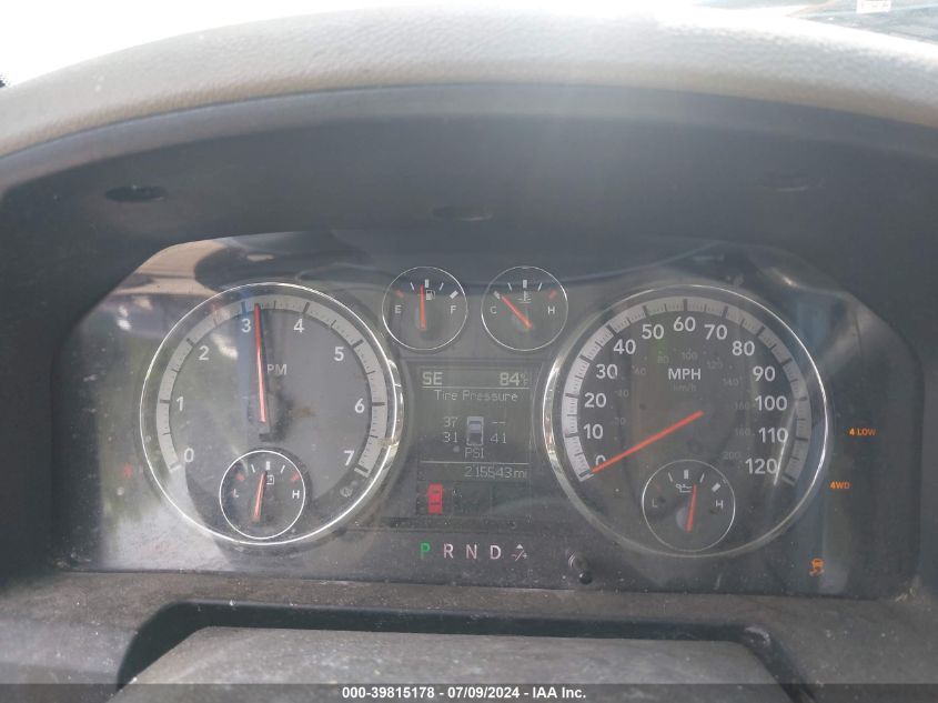 2011 Ram Ram 1500 Slt VIN: 1D7RV1GT9BS618199 Lot: 39815178