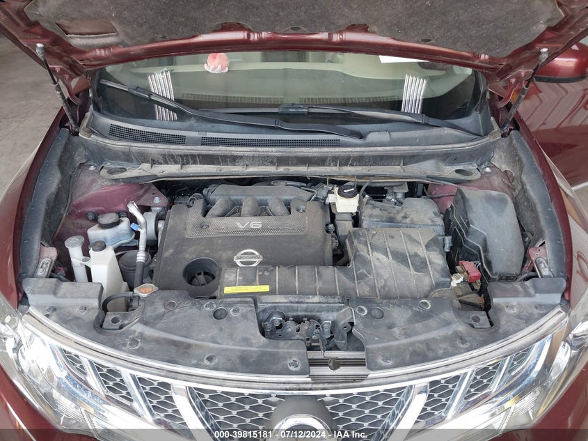 2011 Nissan Murano S/Sl/Le VIN: JN8AZ1MW4BW169859 Lot: 39815181