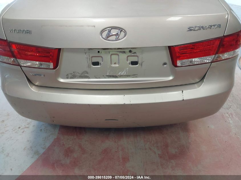 5NPEU46C08H320078 | 2008 HYUNDAI SONATA