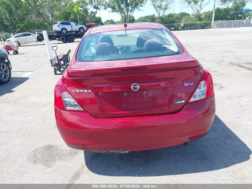 2014 Nissan Versa 1.6 Sv VIN: 3N1CN7AP7EL824058 Lot: 39815224