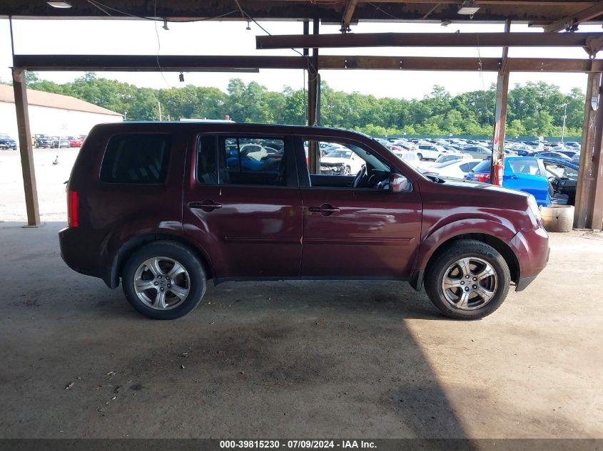 2012 Honda Pilot Exl VIN: 5FNYF4H5XCB073777 Lot: 39815230